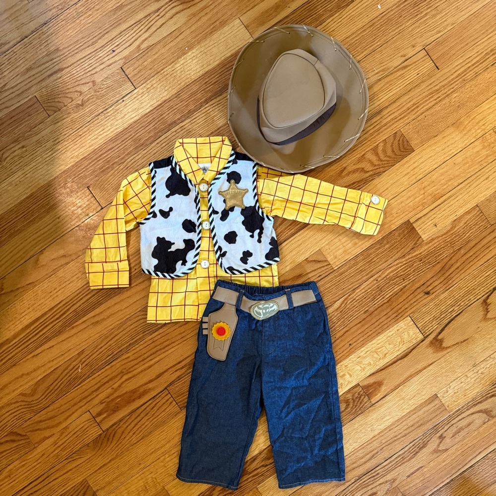 Disney Woody Costume with Yellow and Blue